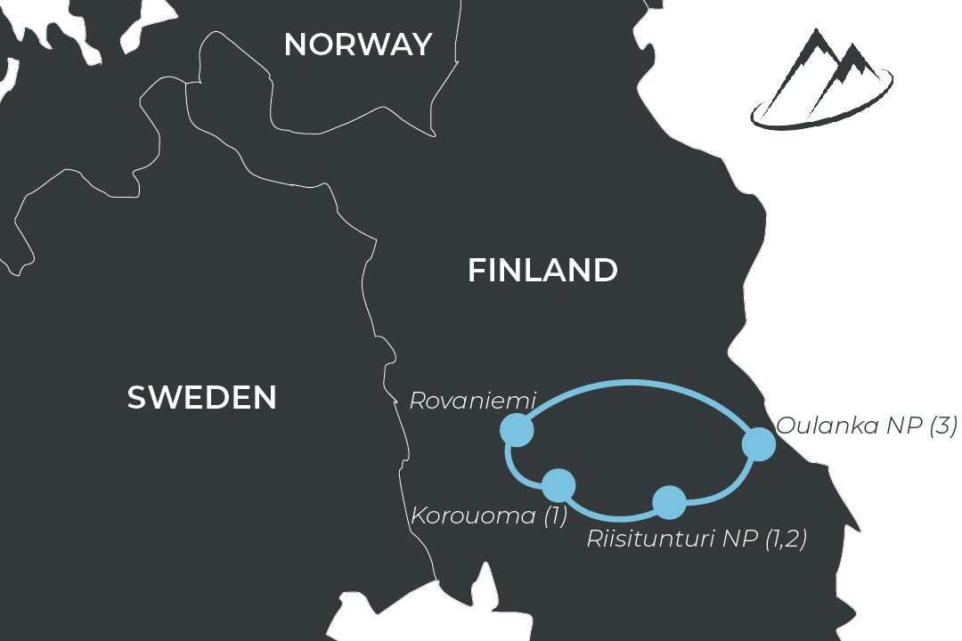 3 national parks from Rovaniemi