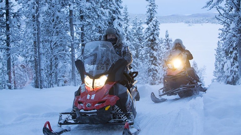 Three-Day Snowmobile Trip in Lapland