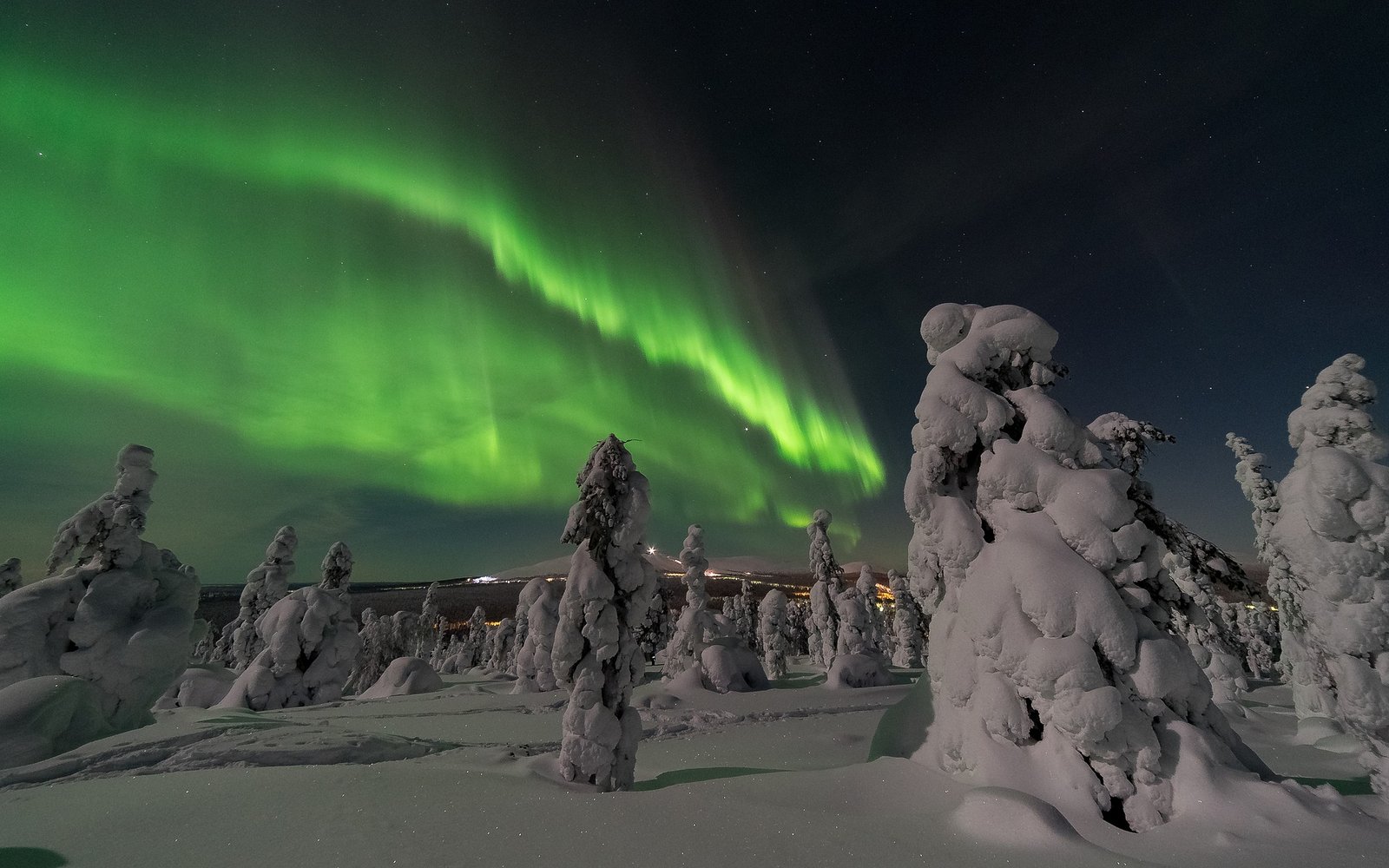 Northern lights in Ivalo