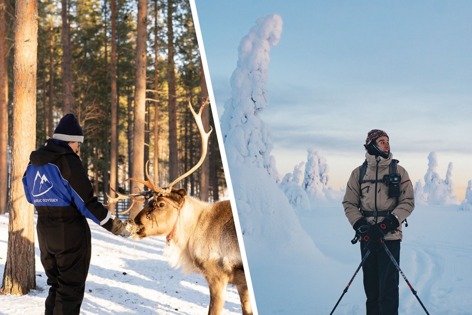 winter holiday journey rovaniemi finland lapland ivalo inari saariselka