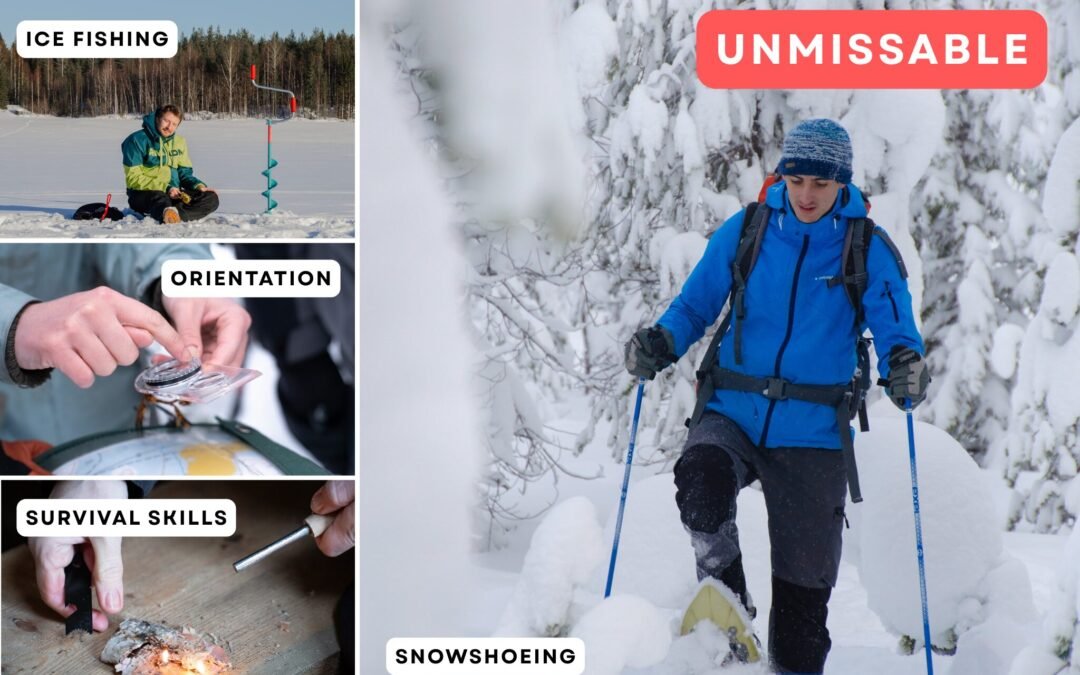 Full Arctic Adventure (Snowshoeing, Ice Fishing, Fire & Survival)