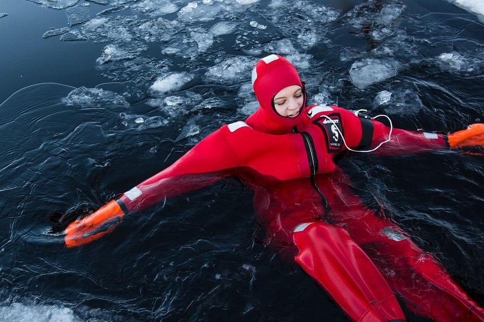 Arctic Ice Floating