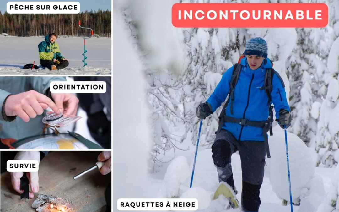 Aventure Arctique (Raquettes, Pêche sur Glace, Feu & Survie)