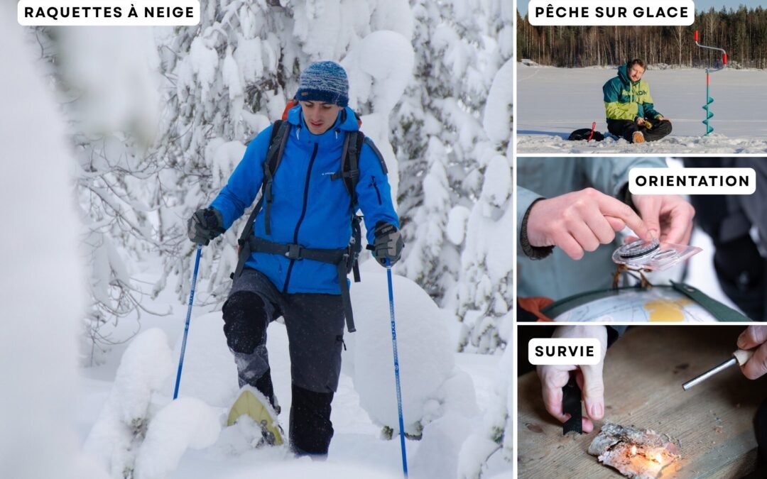 Aventure Arctique (Raquettes, Pêche sur Glace, Feu & Survie)