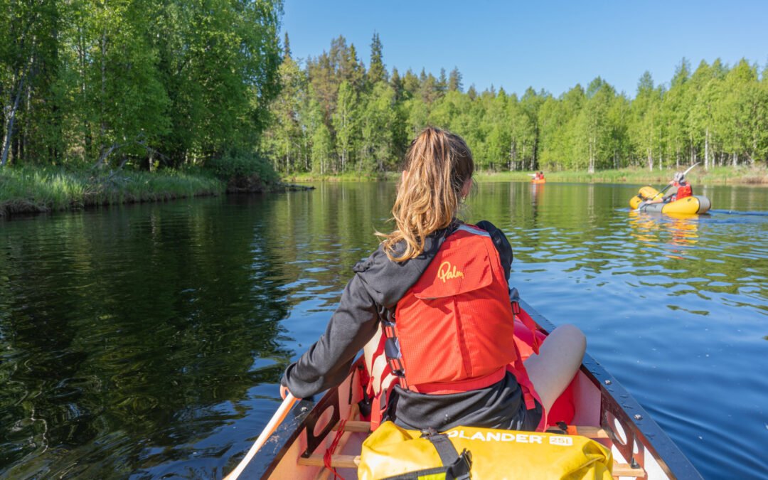 Balade en Canoë en Laponie