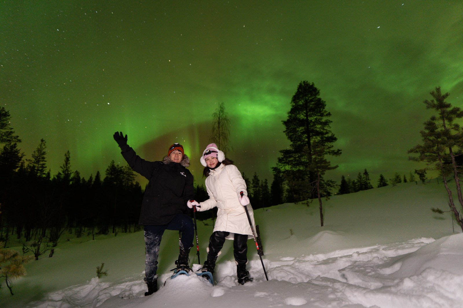 Snowshoeing by night - Aventure en raquette de nuit