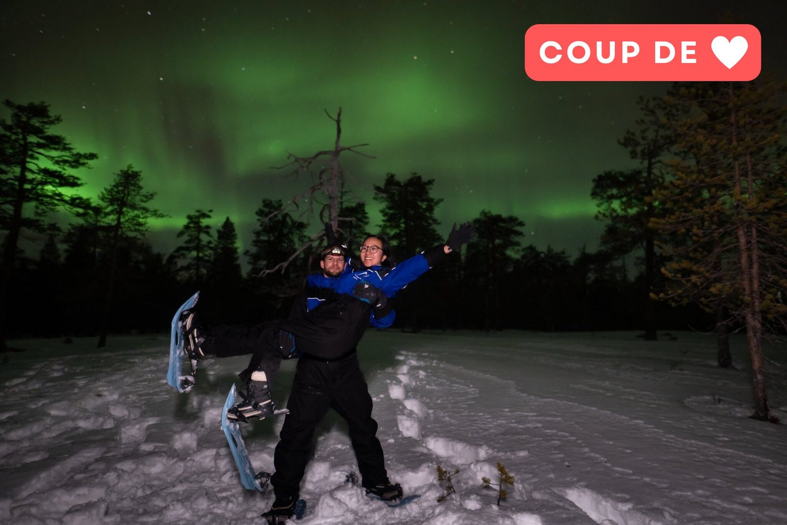 Aventure nocturne en raquettes Rovaniemi