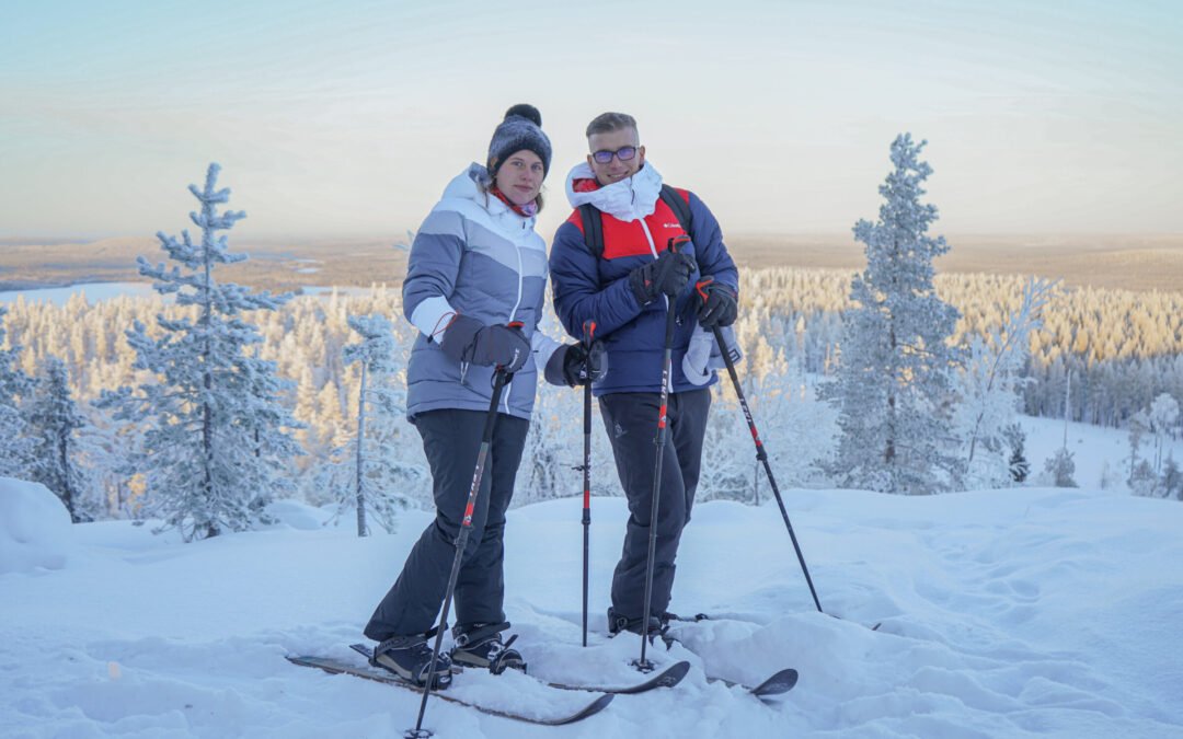 Randonnée de Ski Touring en Pleine Nature
