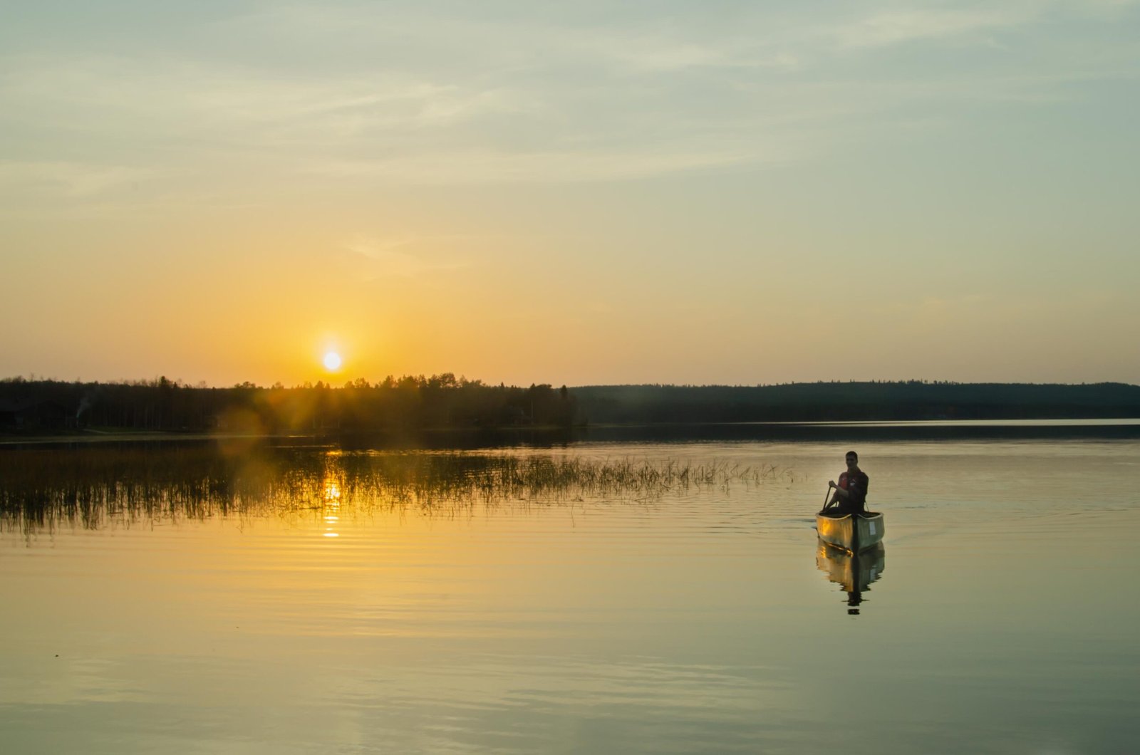 Canoe Autumn Lapland Rovaniemi