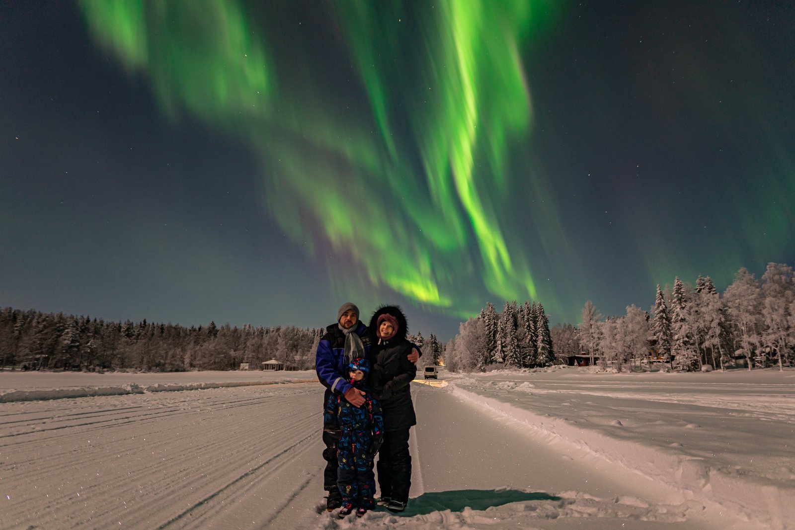 Northern Lights Aurora Borealis Rovaniemi kid