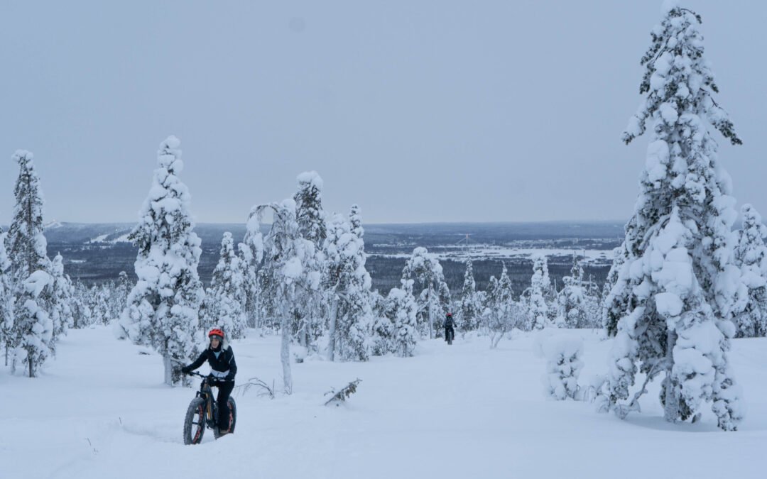 Excursion Privée et Location de Fatbikes Électriques en Hiver