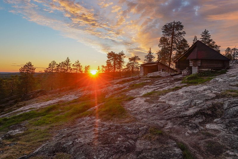 A view from the top of a fell in Pyhä-Luosto