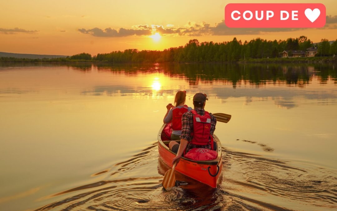 Balade en Canoë sous le Soleil de Minuit & Coucher de Soleil