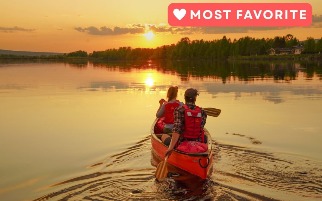 Canoe Tour under the Midnight Sun & Sunset