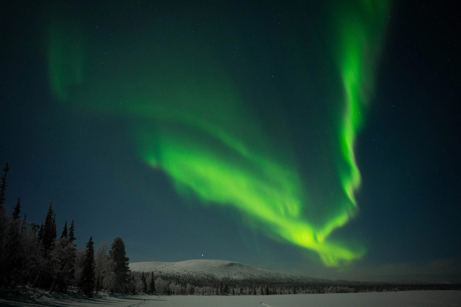 northern lights levi hunting photography
