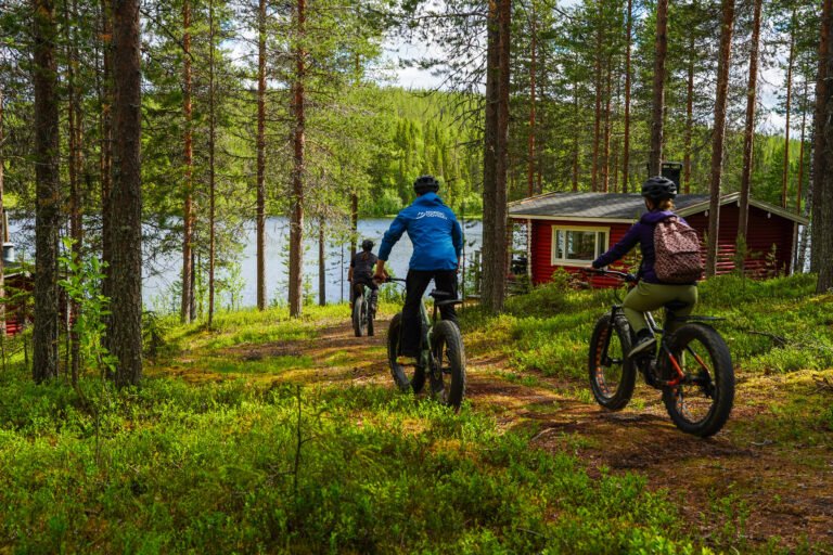 Bike Trip Sauna Lapland