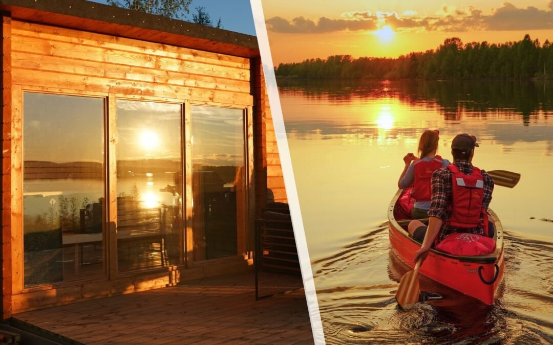 Relaxing Canoe & Panoramic Sauna Experience
