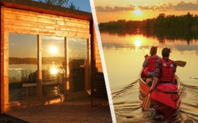 Expérience en canoë et sauna panoramique