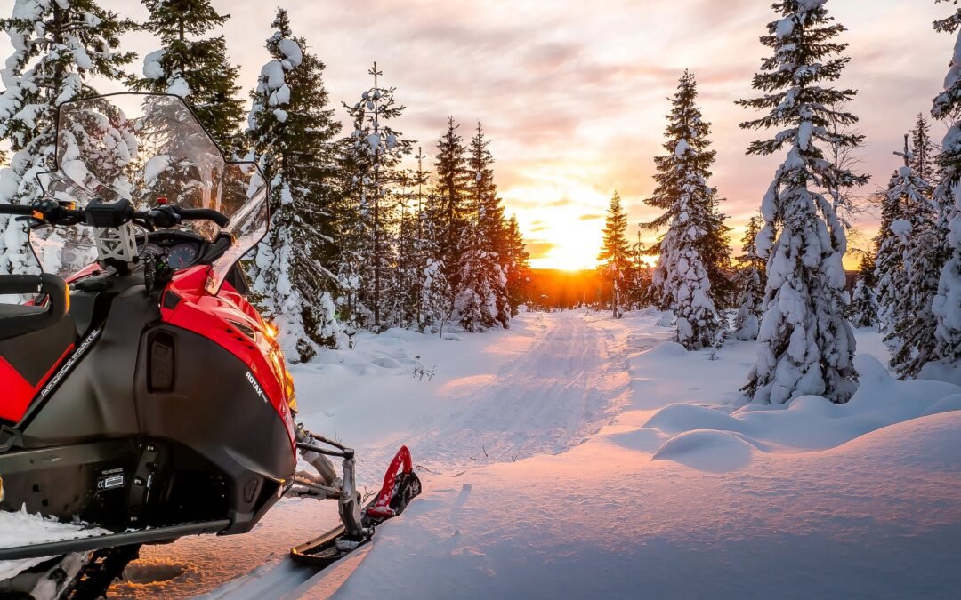 Family-Friendly Snowmobile Ride in Rovaniemi (1h)