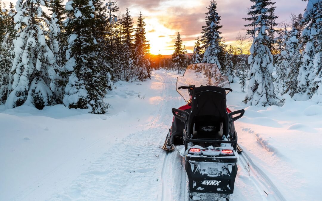 Snowmobile ride in Rovaniemi (1h)