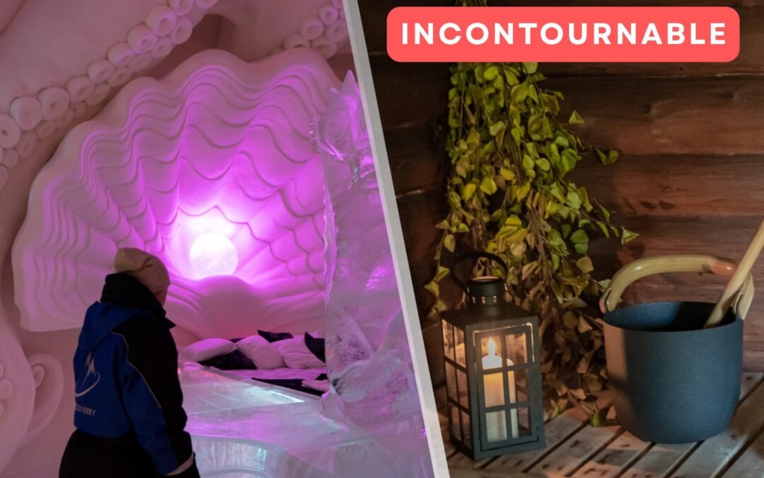Visite de l&rsquo;Hôtel de Glace & Sauna en pleine nature