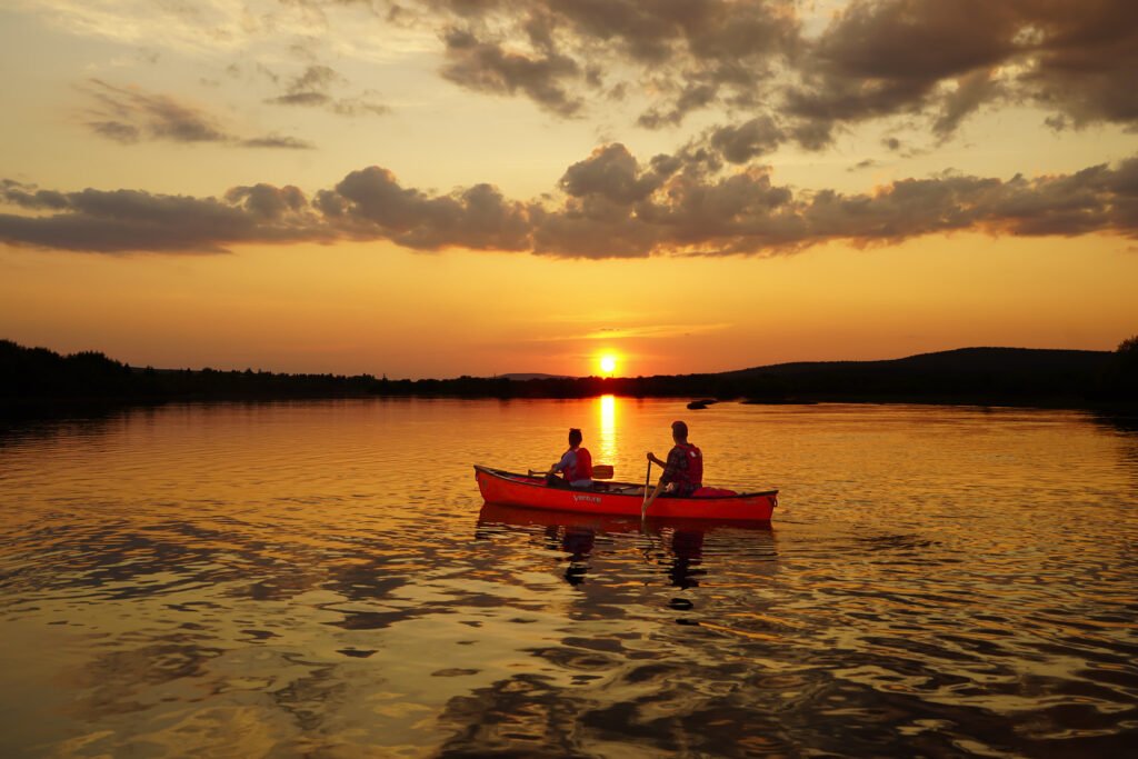 Private canoe experience lapland trip