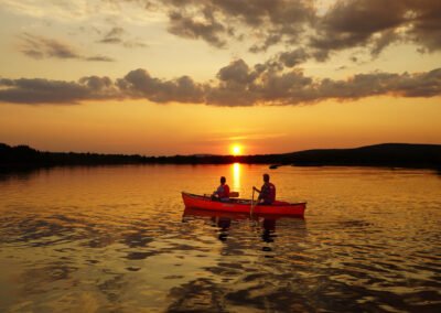 Private canoe experience lapland trip