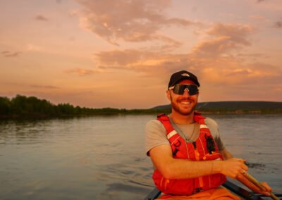 Private canoe experience lapland trip
