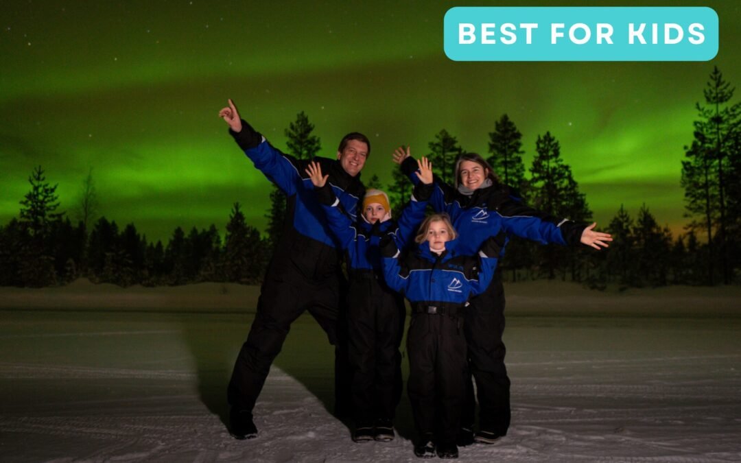 Private Family Snowshoeing Adventure by Night (Aurora Borealis Tour)