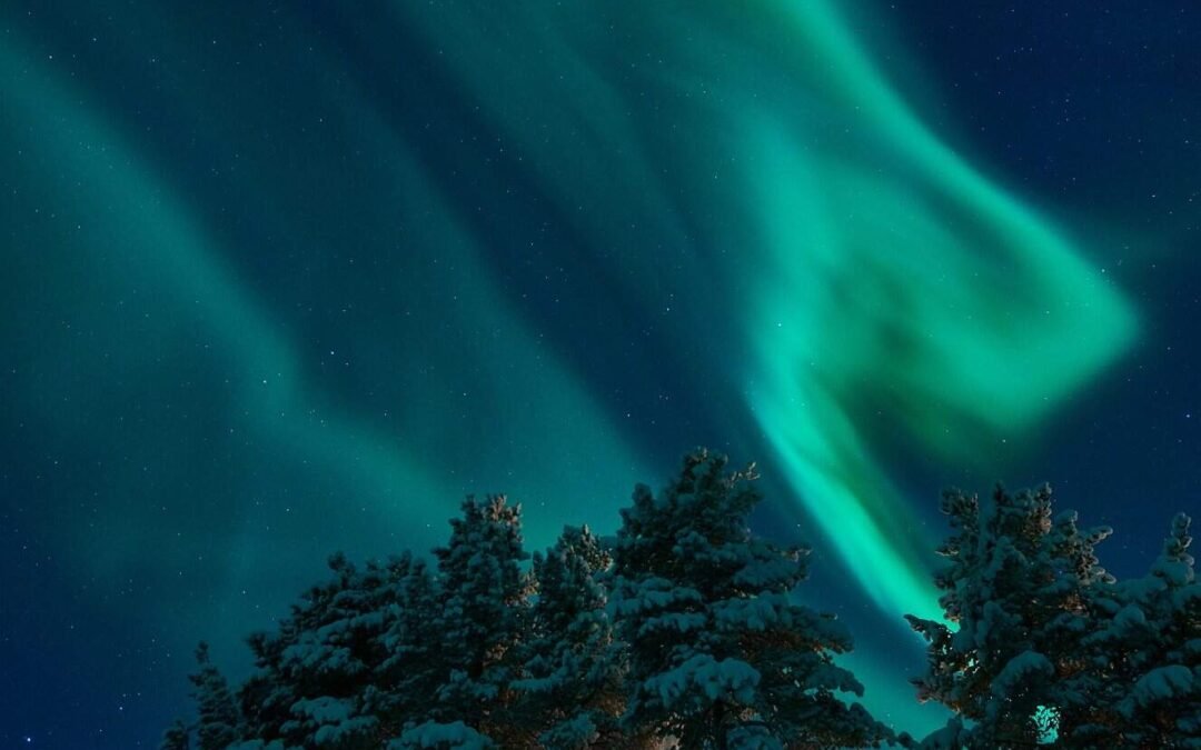 Searching For Auroras By Snowmobile From Ylläs