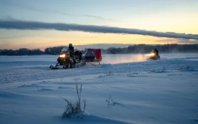 Excursions privées en motoneige depuis Rovaniemi