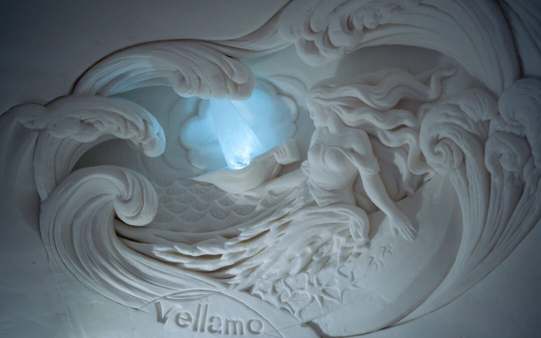 SnowVillage Visit By Snowmobiles To Ylläs