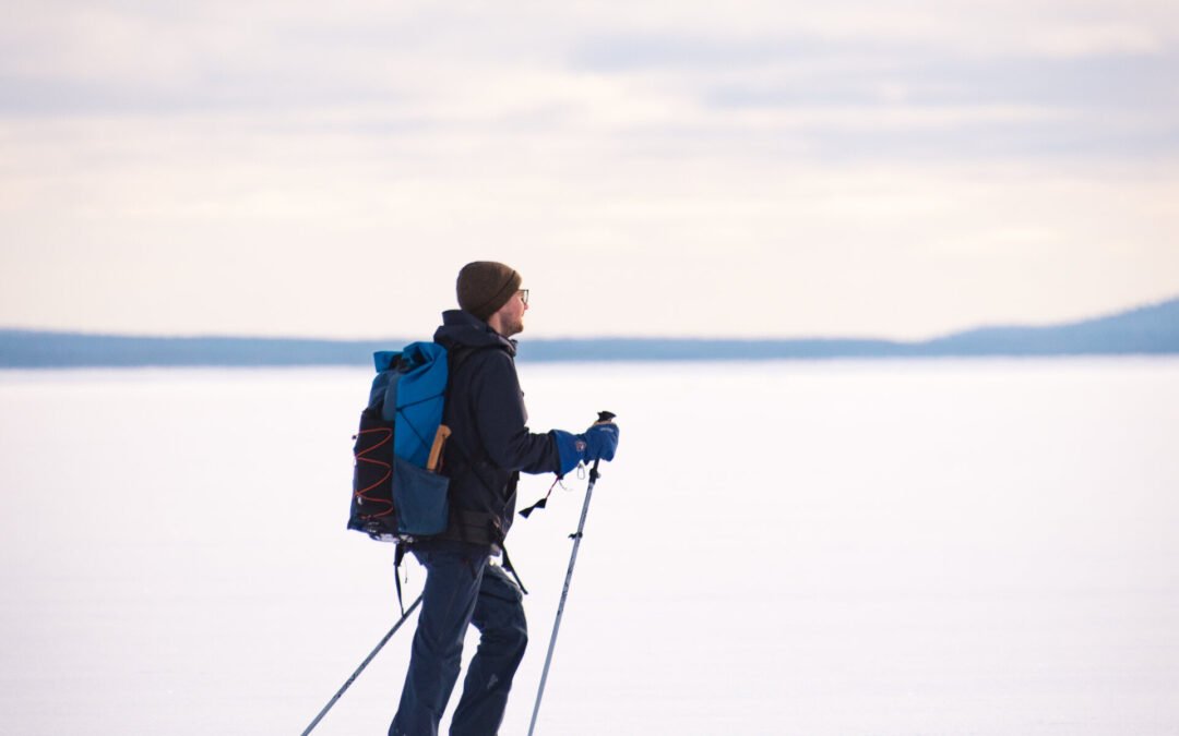 Skiing in Ruka-Kuusamo on a Frozen Lake and Wilderness Lunch – beginner level