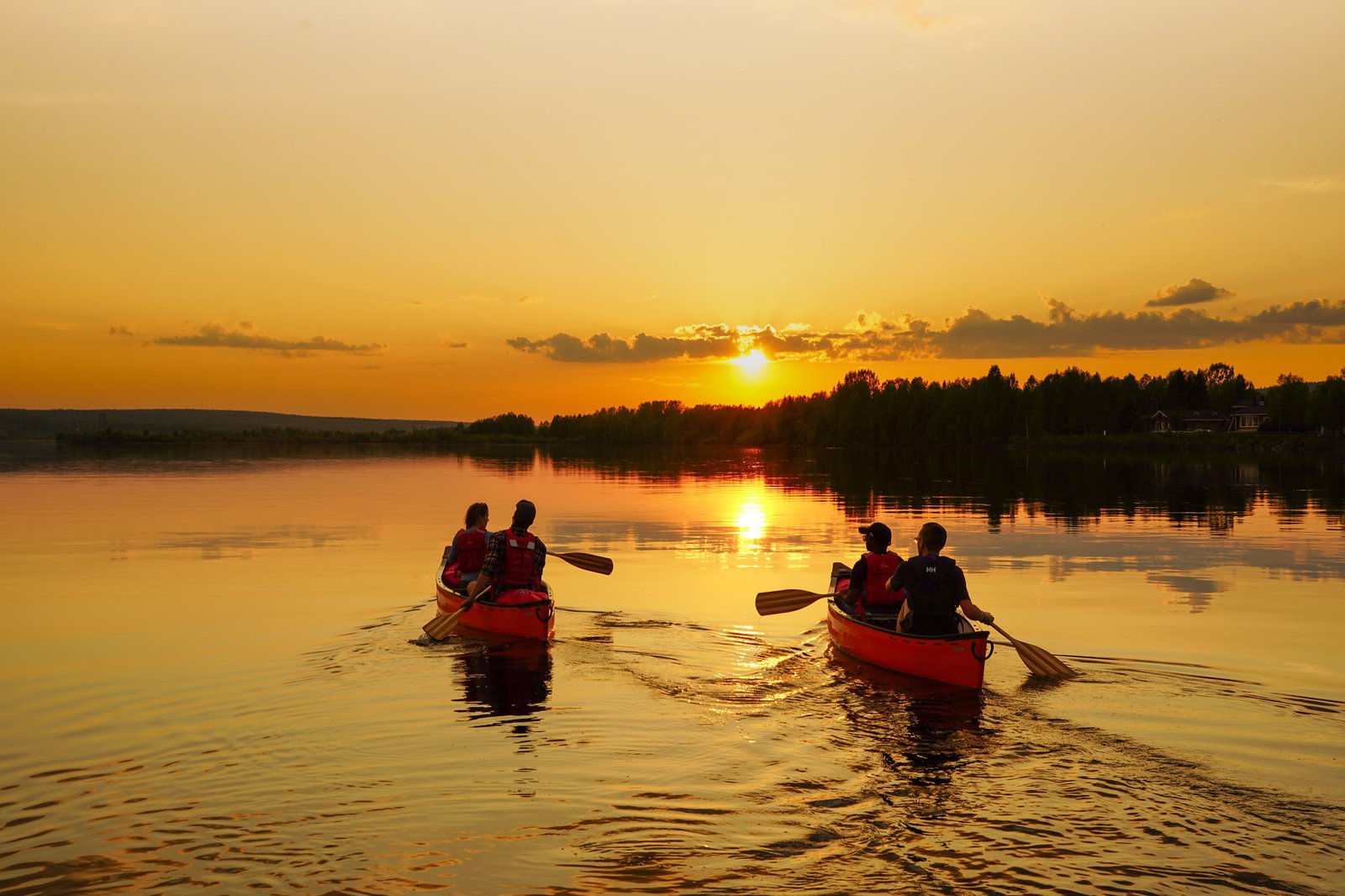 été canoé famille