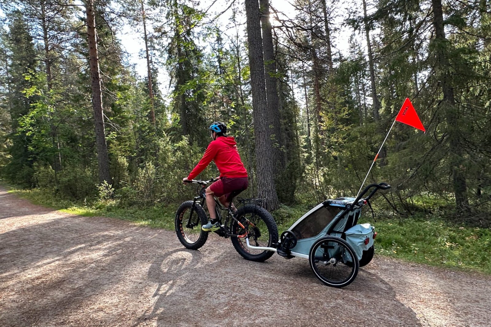 Fatbike remorque enfant