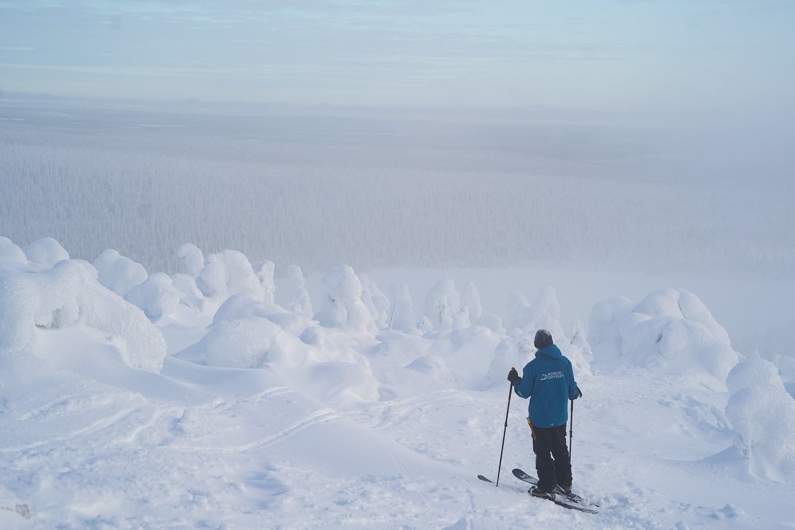 Sortie ski Salla Laponie