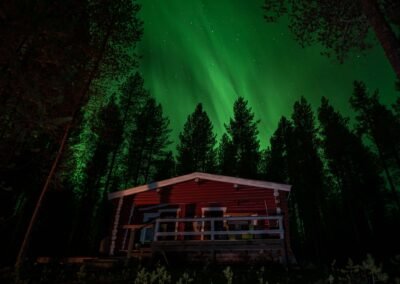 Northenr lighs sauna